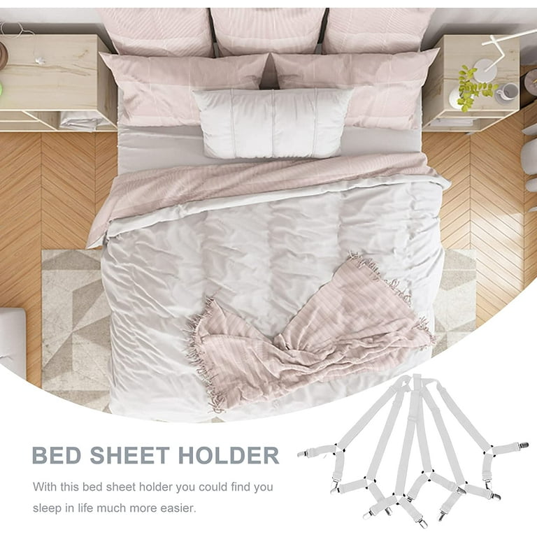 Sheet Keeper Straps Bed Sheet Holder For Corners Bedsheet Stays