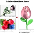 thumbnail image 4 of Rose Flower Cremation Urns for Ashes Memorials Urn Stainless Steel Long Stem Rose Bud Keepsake Decorative for Human/Pet, 4 of 7