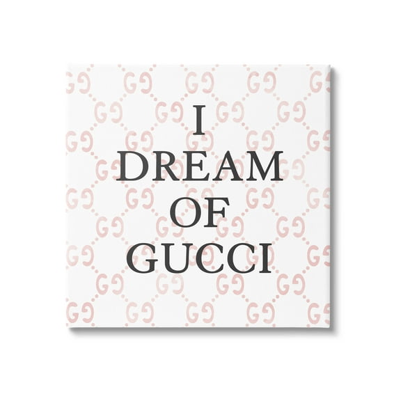 Stupell Industries Dream Of Glam Fashion Graphic Art Gallery Wrapped Canvas Print Wall Art, Design by Daphne Polselli