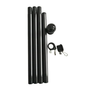 Gisafai Lot De 4 écarteurs De Drapeaux Américains D'intérieur - Fournitures De Quincaillerie Pour Mât De Drapeau Américain - Doré