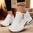 thumbnail image 6 of Women's Platform Sneakers Wedges  Lace Up Shoes Increase Fashion Sneakers for Womens Girls, 6 of 6