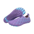 thumbnail image 2 of Hiking Barefoot Shoes for Women Lightweight Zero-Drop Non-Slip Barefoot Sneakers with Wide Toe Box Ultra-Stretch Soft Upper Slip-On Summer Shoes for Outdoor Hiking Daily Casual Wear,Purple 41, 2 of 4
