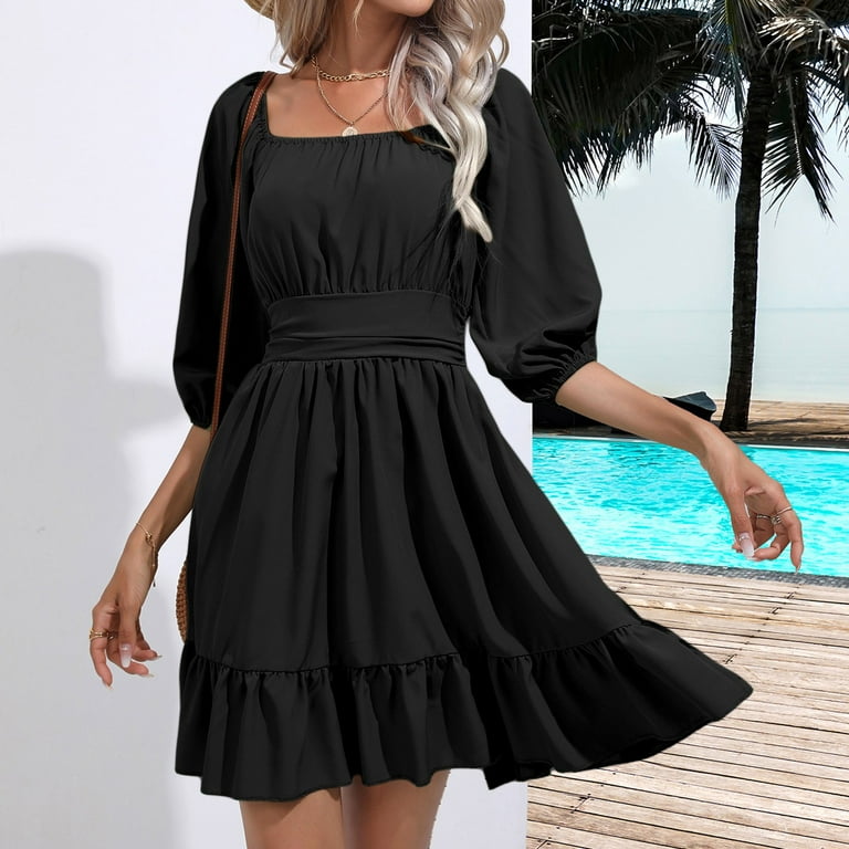 strapless open back dress Abstract Aurora Pleated Sleeveless Polo Dress