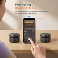 thumbnail image 5 of Imego Portable Mini Magnetic Bluetooth Speaker Adjustable Phone Stand & Kitche, Refrigerator, Anything Magnet, Gifts Black, 5 of 7