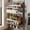 grey, variant on iFaveorr Magnetic Spice Rack for Refrigerators, Foldable Shelf with Towel Holder, 2-Tier Kitchen Organizer, 11.81 x 4.72 x 14.57 in