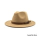 thumbnail image 5 of Sombrero de fieltro Minnieouse para mujer ala ancha Bronceado 56-58cm, 5 of 6