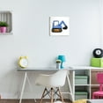 thumbnail image 2 of Stupell Blue Construction Excavator Vehicle Transportation Painting Wall Plaque Unframed Art Print Wall Art, 2 of 6