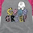 thumbnail image 3 of Peanuts - Good Grief Charlie Brown - Youth Girls Raglan Tee, 3 of 5