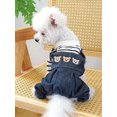thumbnail image 4 of LANFENG Dog Clothes for Small Dogs Girl Denim Jeans Couple Pet Clothing Summer Boy Dog Jumpsuit Pants Girl Dog Dress Puppy Costume Yorkshire Chihuahua Puppy, 4 of 13