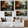 thumbnail image 4 of Designart "Earth-toned Misty Watercourse " Canals Canvas Print, 4 of 5