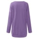 thumbnail image 5 of Blusa informal de manga larga con cuello redondo y bolsillo liso para mujer de moda de verano Fridja  hj776, 5 of 6