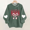 thumbnail image 2 of Tops de Manga Larga de las Mujeres Blusa Suelta Impresa Casual Cuello Redondo Sudaderas sin Capucha Suaves Cómodas Cuatro Estaciones Desgaste de Manga Larga para las Mujeres, 2 of 6