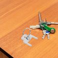 thumbnail image 3 of Miangastore 6pcs Paper Towel Keys: Stainless Steel Key With Rings For Public Restrooms Compatible With Kimberly 770301 Toilet Paper Dispensers, 3 of 8