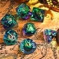 thumbnail image 5 of Juego de dados de dragones y mazmorras Maywin, juego de dados de ojo de dragón de núcleo líquido, juego de dados poliédricos Dnd para Ttrpg, 5 of 5