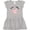 AC-Heather Grey, variant on I'm a Pig Deal cute pig pun Girls Toddler Dress