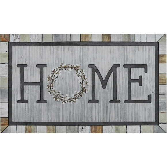 Mohawk Home Homestead Wreath Polyester Doormat 1' 6" X 2' 6"