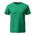 thumbnail image 3 of Playera Slim Fit Unisex Cuello Redondo Manga Corta Strech Color Verde Talla Grande Marca Emil SaEs, 3 of 4