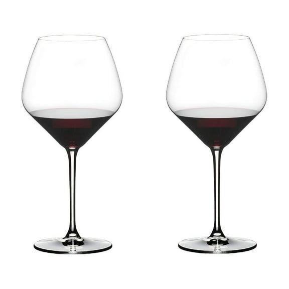 Riedel 27.16 Ounce Extreme Pinot Noir Crystal Red Wine Glass Set, (2 Pack)