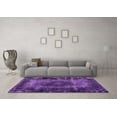 thumbnail image 3 of Ahgly Company Indoor Rectangle Persian Purple Traditional Area Rugs, 8' x 10', 3 of 4