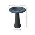 thumbnail image 2 of Algreen Birdbath Blue Marble 20x25", 2 of 3