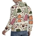 thumbnail image 3 of Bingfone Vintage Coffee Men'S Drawstring Hoodie Long Sleeve Pocket Sweatshirts-Xx-Large, 3 of 9