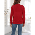 thumbnail image 4 of FIUFY Cardigan Button Down Shirts for Woman Long Sleeve Casual Lightweight Sweaters with Pockets, 4 of 5