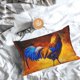 thumbnail image 5 of Fotbe Colorful Rooster Funda de Almohada Decorativa Estilo Occidental, Lujo en Algodón, Fundas para Almohadas King, Cojín Estampado para Decoración del Hogar-16"x24", 5 of 6