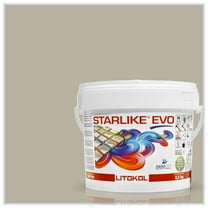The Tile Doctor Starlike EVO - Litokol Epoxy Grout for Tile in Pools, Spas, Kitchens, Bathrooms - Floor or Wall Tile - Interior or Exterior Use - 215 Tortora Beige 5.5 lbs