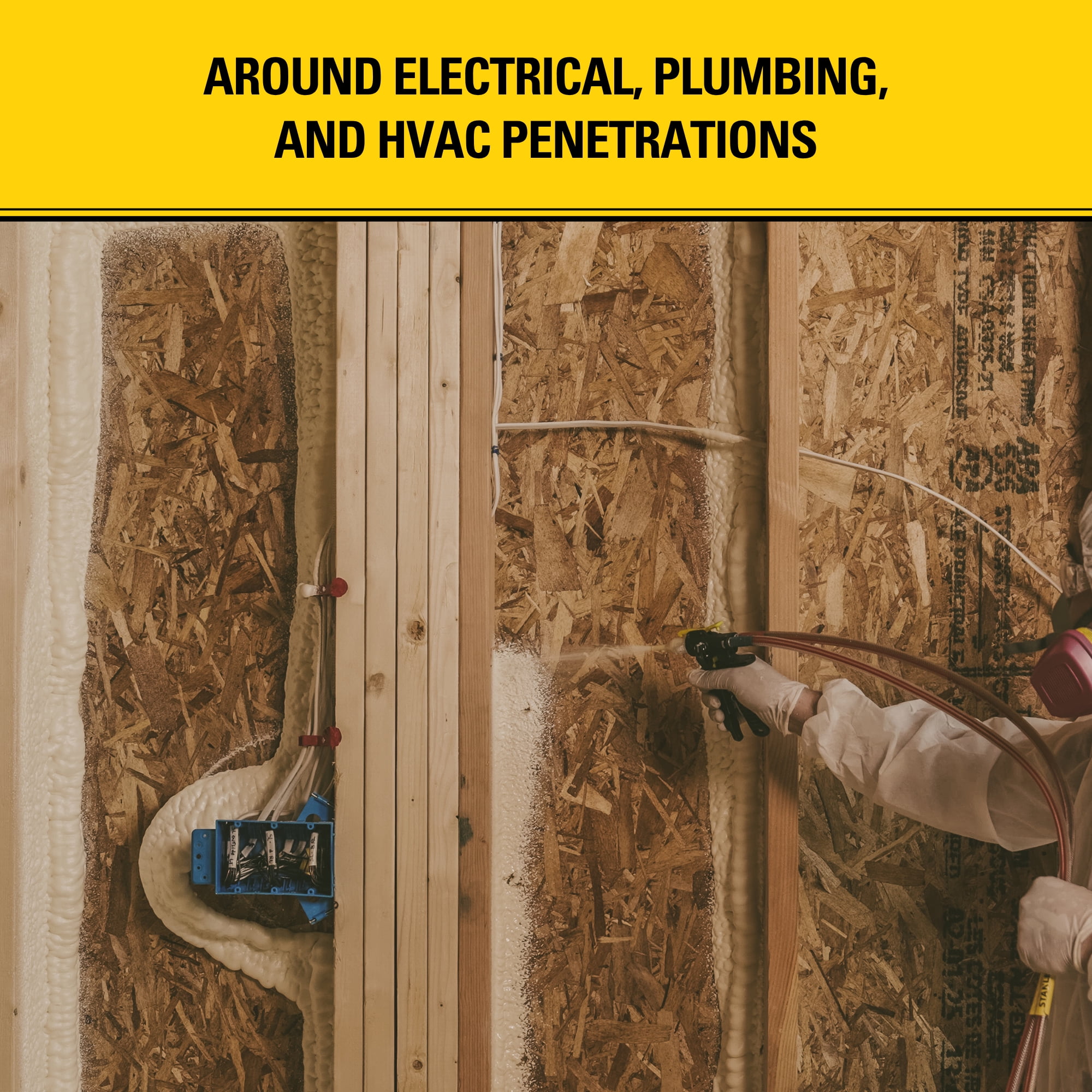 Stanley F994C SuperCoat Canister Spray Foam Insulation Kit (600 Board Feet) - Class A Fire Rated Closed Cell Two-Component Polyurethane Foam - R-6.27 per Inch - Includes Gun & Hose, 1 Pack