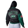 thumbnail image 2 of Women's Starter Black/Green New York Jets Cropped Full-Snap Jacket, 2 of 2