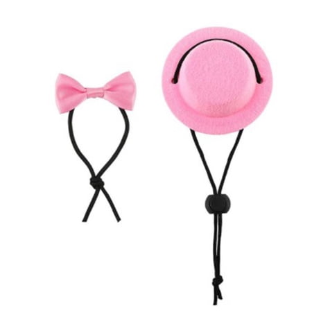 Funny Guinea Pig Hamster Hedgehog Head Accessories Bow Tie Pet Cap Top Hat Small Animals Hats 2