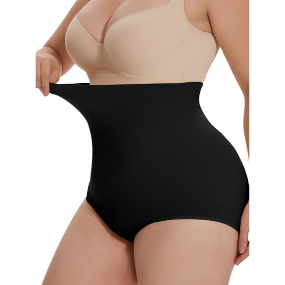 MISS MOLY Womens Plus Size Shapewear Panties Tummy Control High Waist Body Shaper