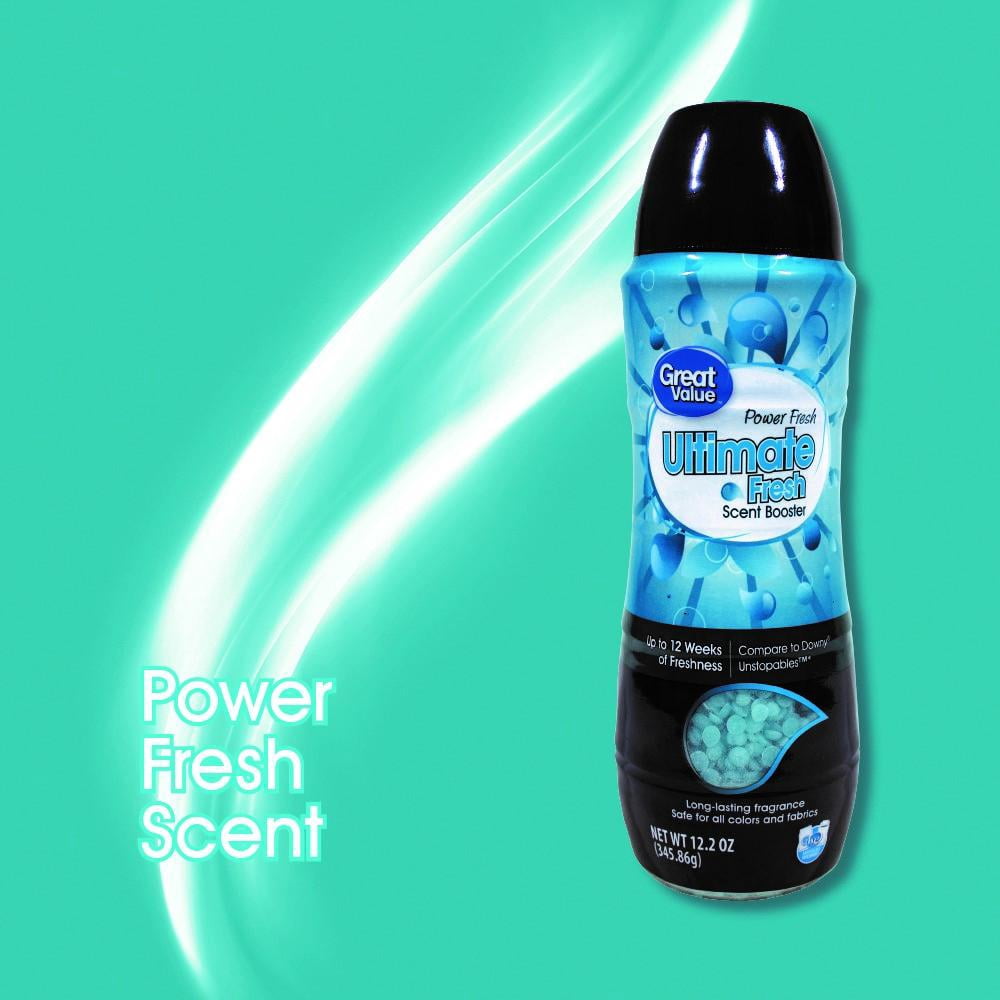 Great Value Ultimate Fresh Scent Booster, Power Fresh, 12.2 oz, Compare to Downy Unstopables