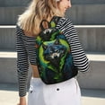 thumbnail image 5 of Rocae Realistic Style Wolf Warrior for Canvas College Laptop Backpack for Men Women-Small, 5 of 5