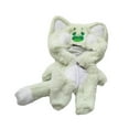thumbnail image 2 of Ropa de muñeca con diseño de gato, mono de peluche, ropa de peluche moderna para niños verde, 2 of 9