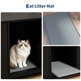 thumbnail image 3 of 59" Double-Room Cat Litter Box Enclosure, Large Hidden Litter Box Furniture – Modern Wooden Cat House with Litter Mat – TV Stand Side Table, 3 of 8