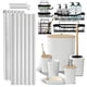 thumbnail image 1 of Juego de accesorios de baño Clara Clark, 25 piezas, con bandeja de ducha, color blanco, 1 of 9