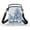 Santa Claus pattern, variant on HELLHERO Piglet Floral Design Polyester Crossbody Sling Bag with Zipper Closed Shoulder Bags for Outdoor Travel Daily Use