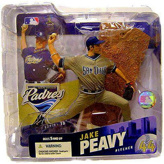 Jake Peavy Action Figure Sand Jersey Variant Sports Picks Series 16