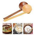 thumbnail image 2 of 2PCS Hotpot Wooden Soup Spoon Long Handle Soup Ladle Professional Soup Ladle, 2 of 3