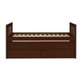 thumbnail image 6 of Pemberly Row 2-Drawers Wood Twin over Twin Trundle Bed in Dark Cherry, 6 of 9