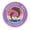 Cotton Candy Purple, variant on Monterey Bay, California Dolphin Sunset 3.5 Inch Iron Or Sew On Embroidered Fabric Badge Patch Ocean Beach, Salt Life Iconic Series