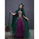thumbnail image 4 of Halloween Witch Cosplay Costume & Accessories, Capa Con Capucha Y Vestido De Malla, Trajes De Vestir Para Niños Para Actuaciones De Fiesta, Como Regalo, 4 of 4