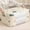 White M, variant on Gecau Comforter Storage Bag Folding Organizer Bag For King/ Comforters, Pillows, Blankets, Bedding/ Quilt, Blanket, Duvet, Mothproof Space Save White Dura