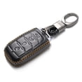thumbnail image 2 of Vitodeco Genuine Leather Keyless Entry Remote Control Smart Key Case Cover with Leather Key Chain Compatible for RAM 1500 2019-2025 (4-Button, Black), 2 of 5