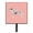Pink, variant on Dalmatian Checkerboard Blue Leash or Key Holder