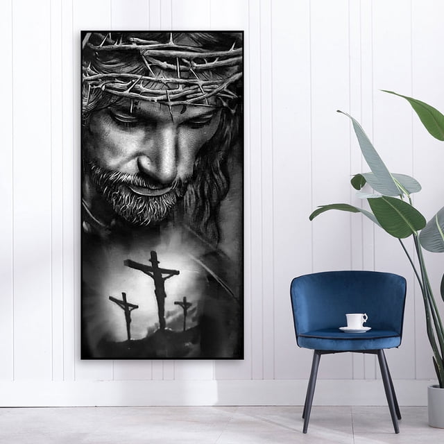 Cuadros Decorativos Kits de pintura al óleo de Jesús por números, dibujo de lienzo para adultos y niños, regalo sin marco Ndcxsfigh Nuevos Originales