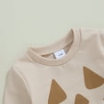 thumbnail image 3 of Toddler Baby Girl Boy Halloween Outfit Pumpkin Crewneck Sweatshirt Long Sleeve Shirts Top and Pants Set Fall Winter Clothes, 3 of 8