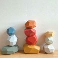 thumbnail image 5 of De Adornos De Piedra De Colores, Juguetes Educativos De Madera, Bloques De Construcción Para Niños, Juguetes De Rompecabezas Coloridos16 Uds. seitruly FN003208-02, 5 of 5