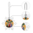 thumbnail image 4 of Power Rangers Snowflake Pendant Christmas Party Decorations Snowflake Ornaments for Winter Christmas Tree Window Decor, 4 of 6